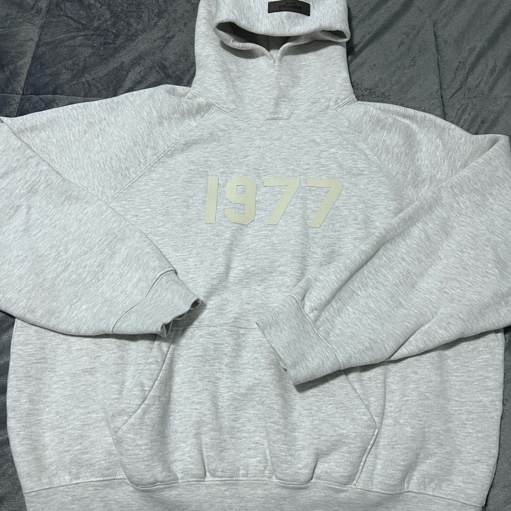 Essentials “1977” wheat hoodie